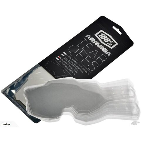 20er Pack Standard 100% Tear-Off Abreißscheiben Armega Klar