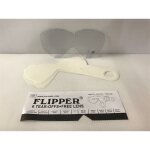 Polywel Flipper 1 Lens + 6 Tear-Off Smith Warp Klar