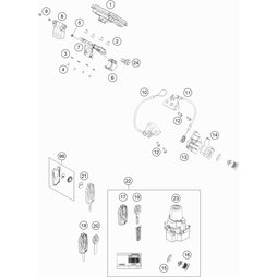 Steckerabdeckung Instrumententräger