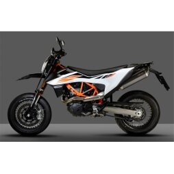 REMUS Auspuff Black Hawk KTM 690 2019-20 SMC-R mit ABE Schwarz Matt