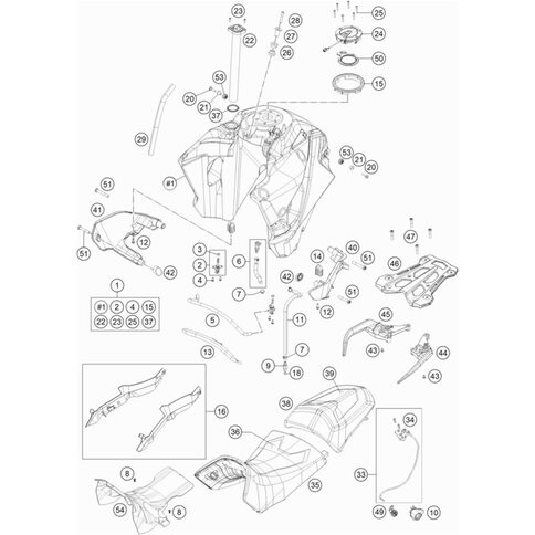 Kraftstoffstandsensor von KTM - 60307080200 - ktm-shop24.de - KTM 