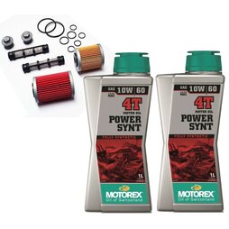 Ölfilterkit + 2x Motorex 10W/60