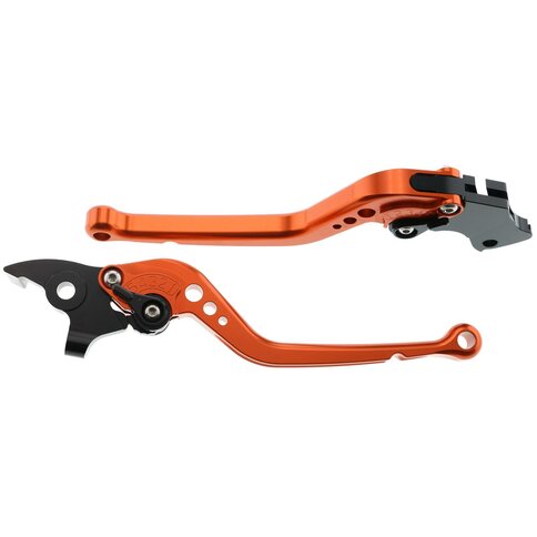 Brems- Kupplungshebel Set Motoflow orange eloxiert KTM...