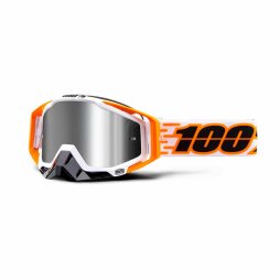 100% Brille Racecraft Plus Illumina Neonorange Wei...