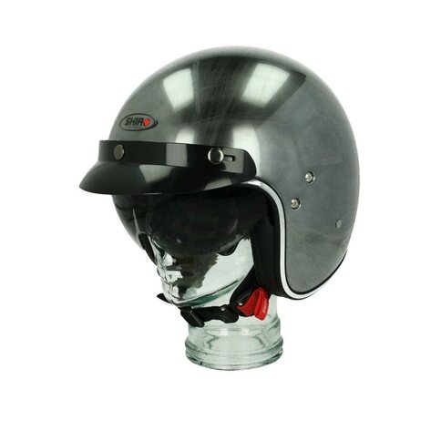 Shiro Helm SH-235 Scratched Chrome