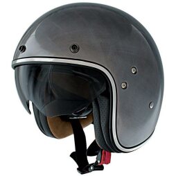 Shiro Helm SH-235 Scratched Chrome XL