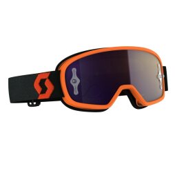 Scott Brille Buzz MX Pro Orange Schwarz - Purple Chrome...