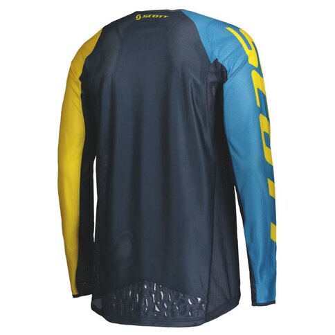 Scott Jersey 450 Angled Hellblau Gelb Gr. M