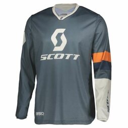 Scott Jersey 350 Track Blau Baige Gr. M