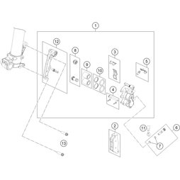 Bremsbelag vorne 85 SX  2021