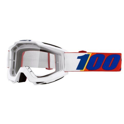100% Brille Accuri Minima Rot/Weiß - Klar