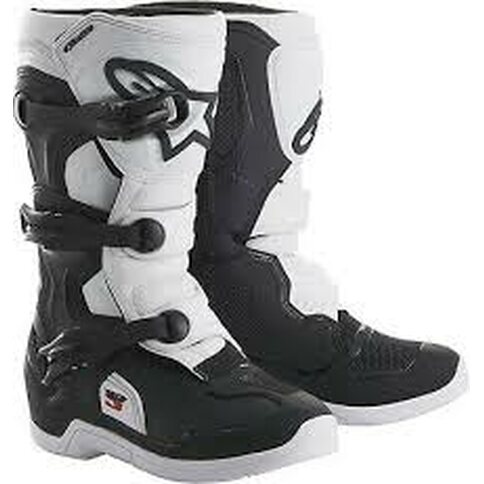 Alpinestars Stiefel Tech 3S Youth Schwarz Weiß 34