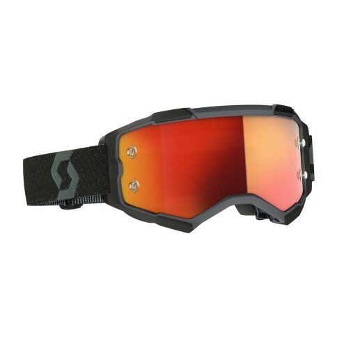 Scott Brille Fury Schwarz - Orange Chrome Works