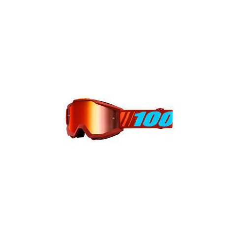 100% Brille Accuri FA Dauphine Rot - Red Mirror