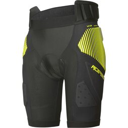 Acerbis Protektoren Hose Shorts Soft Rush Schwarz Gelb