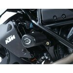R&G Protektoren Schwarz KTM 125 Duke 2011-