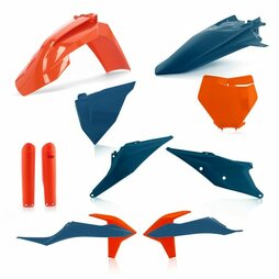 Acerbis Plastik Full-Kit KTM SX/SXF 19-, Blau/Orange