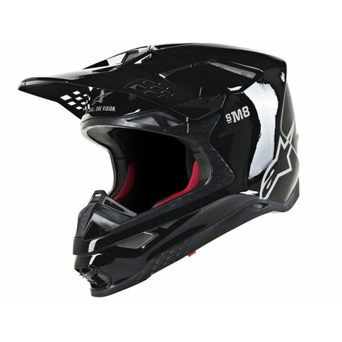 Alpinestars Helm Supertech S-M8-Solid ECE Schwarz