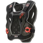 Alpinestars Bustpanzer Bionic Action Schwarz Rot M/L