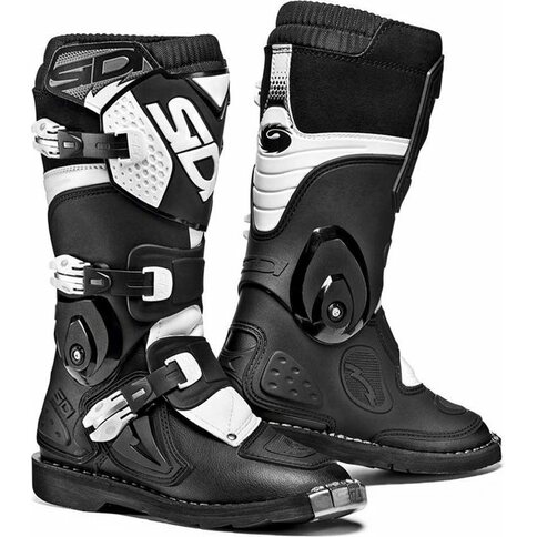 Sidi Stiefel Flame Kinder Schwarz Weiß 40