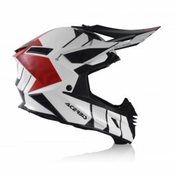 Acerbis Helm X-Track VTR Rot/Weiß