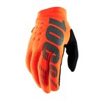 100% Handschuhe Brisker Neoprene neonorange/schwarz S/8