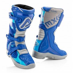 Acerbis Stiefel Kinder X Team Blau Grau