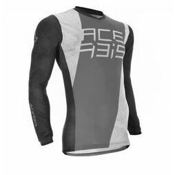 Acerbis Jersey MX J Track One Weiß Grau S