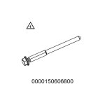 Motorblockierschraube M6x68 SW8 8.8