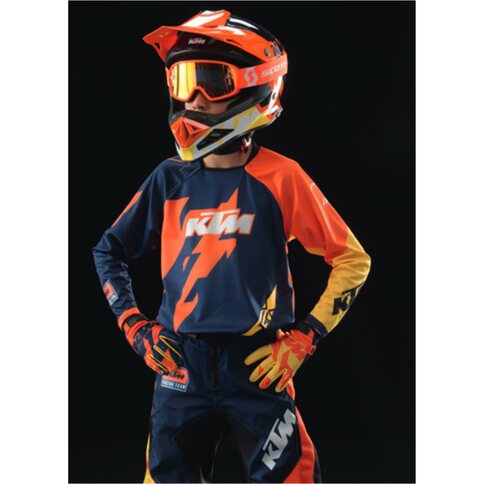 KTM Kids Gravity-FX Gear Set Blau Orange Gelb