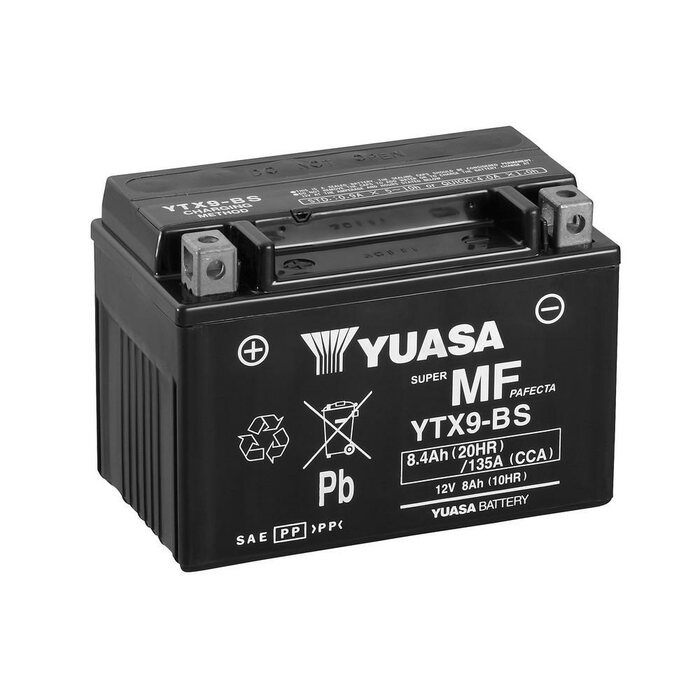 yu38出品 Yuasa YTX9-BS Batterie Motorrad - KTM-Shop24.de