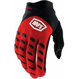 100% Handschuhe Kinder Airmatic Rot Schwarz