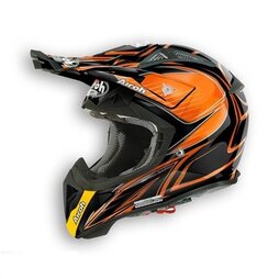 Airoh Aviator 2.1 Linear Bicolor Schwarz Orange