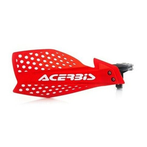 Acerbis Handschutz X-Ultimate in Rot Weiß inkl. Anbaukit