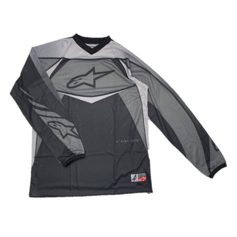 Alpinestars Jersey Racer Grau Schwarz