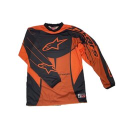 Alpinestars Jersey Charger Orange Schwarz XL