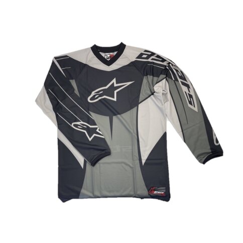 Alpinestars Jersey Racer Grau Schwarz