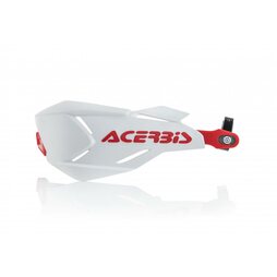 Acerbis Handschutz X-Factory Weiß Rot inkl. Anbaukit