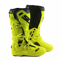 Sidi Stiefel Atojo SRS TC222 von Tony Cairoli handsigniert Limited Edition Neongelb