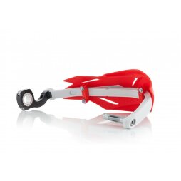 Acerbis Handschutz X-Factory Rot Weiß inkl. Anbaukit