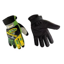 Thoger Handschuhe Racing Pro MX Retro Vintage Schwarz...