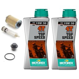 Ölfilterkit + 2x Motorex 10W/50