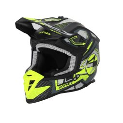 Acerbis Helm Linear 2206 Neongrün Schwarz