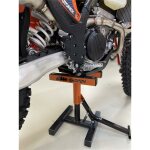 KTM-Shop24 Hubständer Profi Schwarz Orange