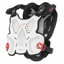 Alpinestars Brustpanzer A-1 Roost Guard Weiß...