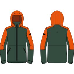 Two 4 Ride V2 Jacket Blk - Grey