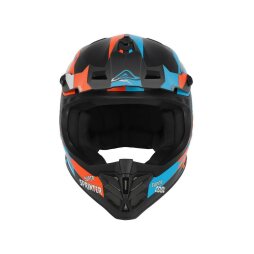 Acerbis Helm Profile Junior Blau Orange Schwarz