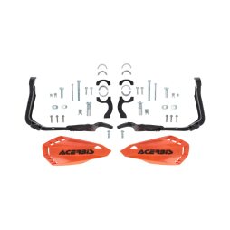 Acerbis Handschutz Firstmoto Orange Schwarz für KTM Husqvarna Gasgas Beta