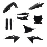 Acerbis Plastik Full-Kit für KTM  SX SX-F 125 250 300 350 450 Schwarz