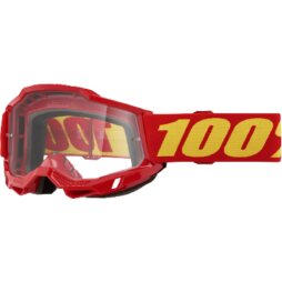 100% Brille Accuri 2 Rot - Klar